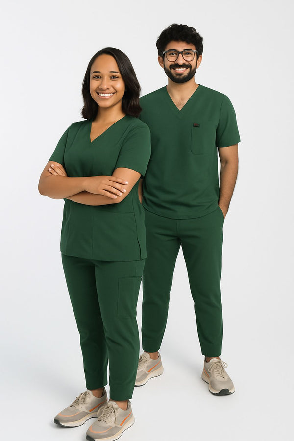 Midnight Hunter Green Scrubs